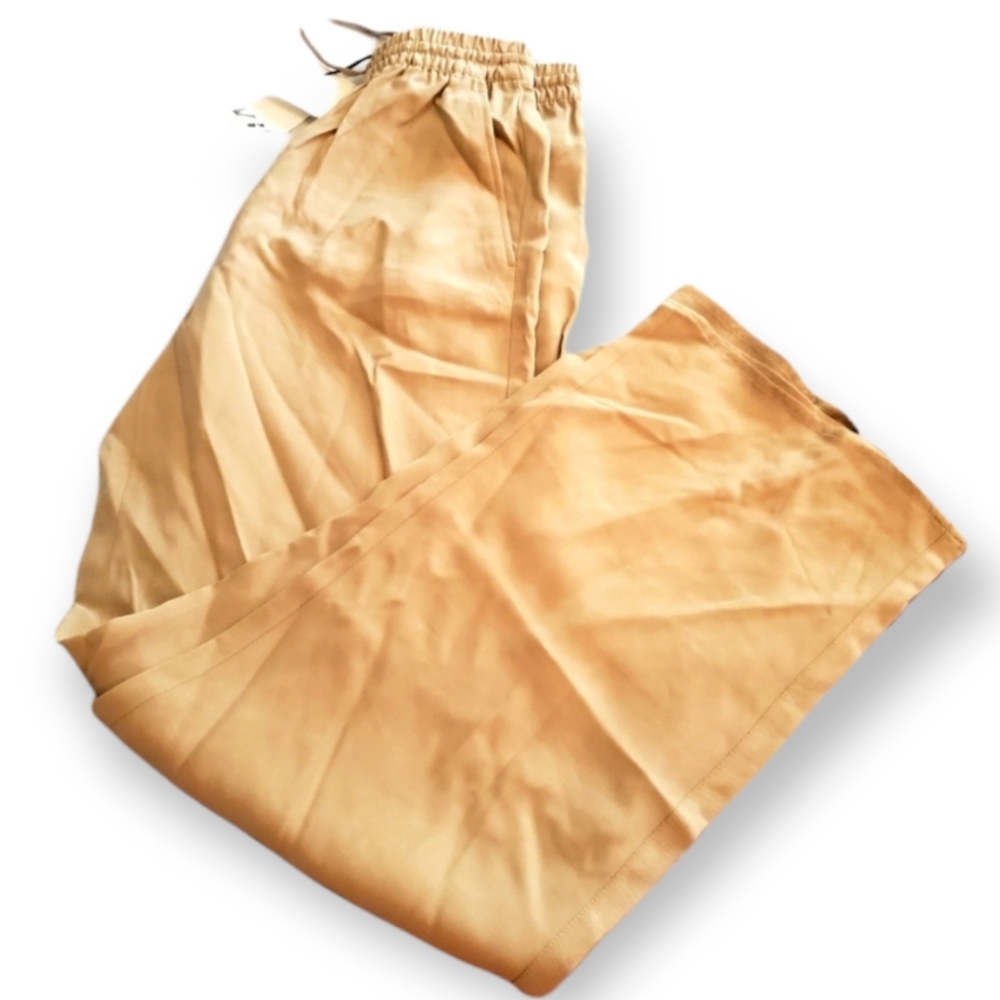 NWT Zara Goucho Pants, Elastic and Tie waist